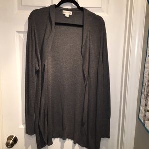 Ava & Viv 1X gray cardigan